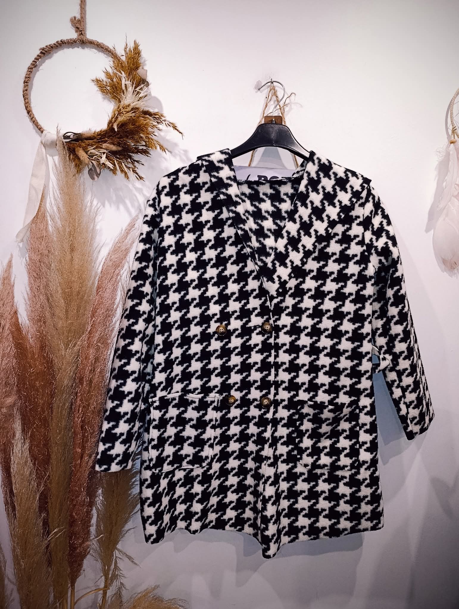 Manteau pied de poule