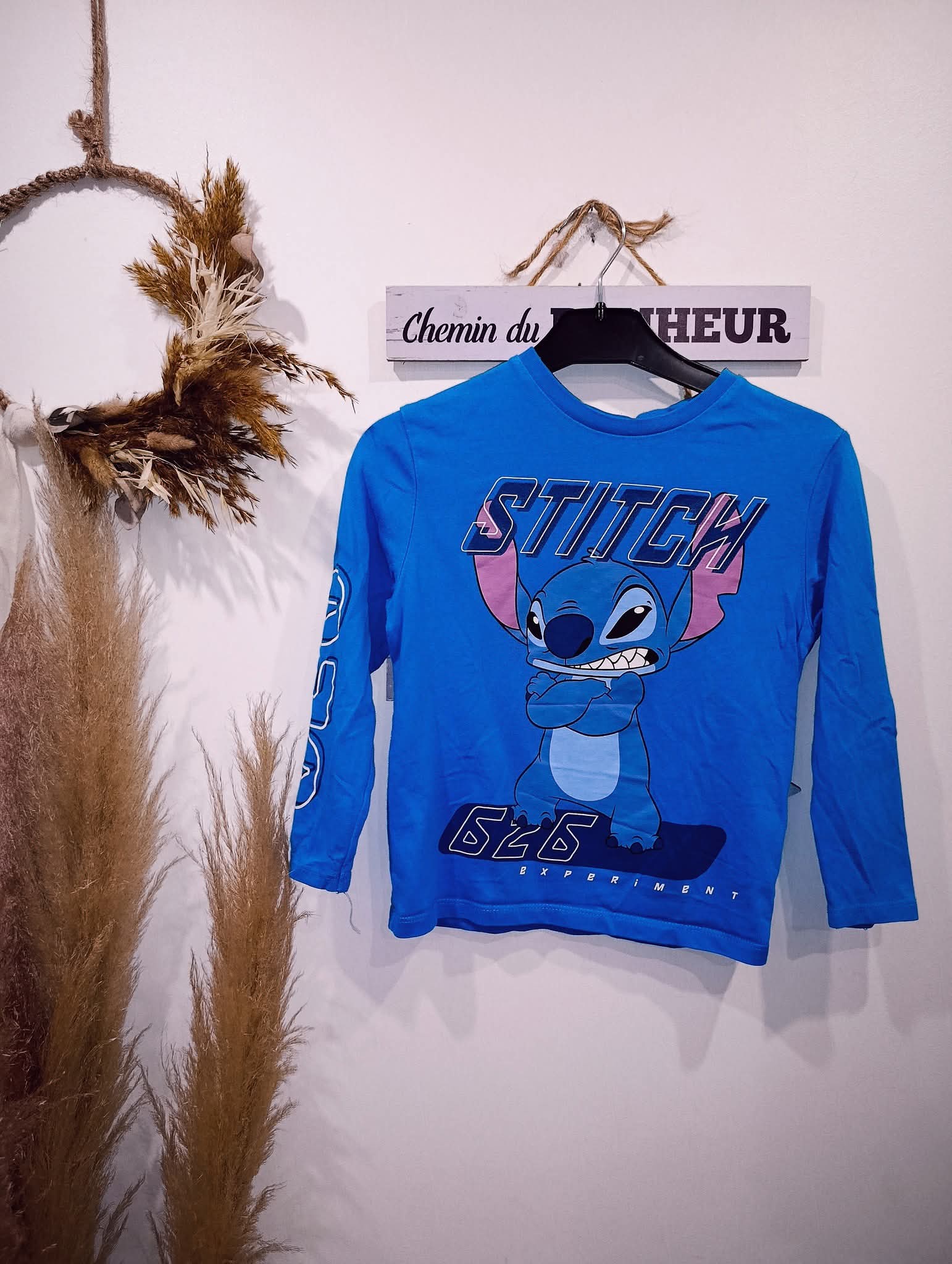 Tee-shirt manches longues stitch