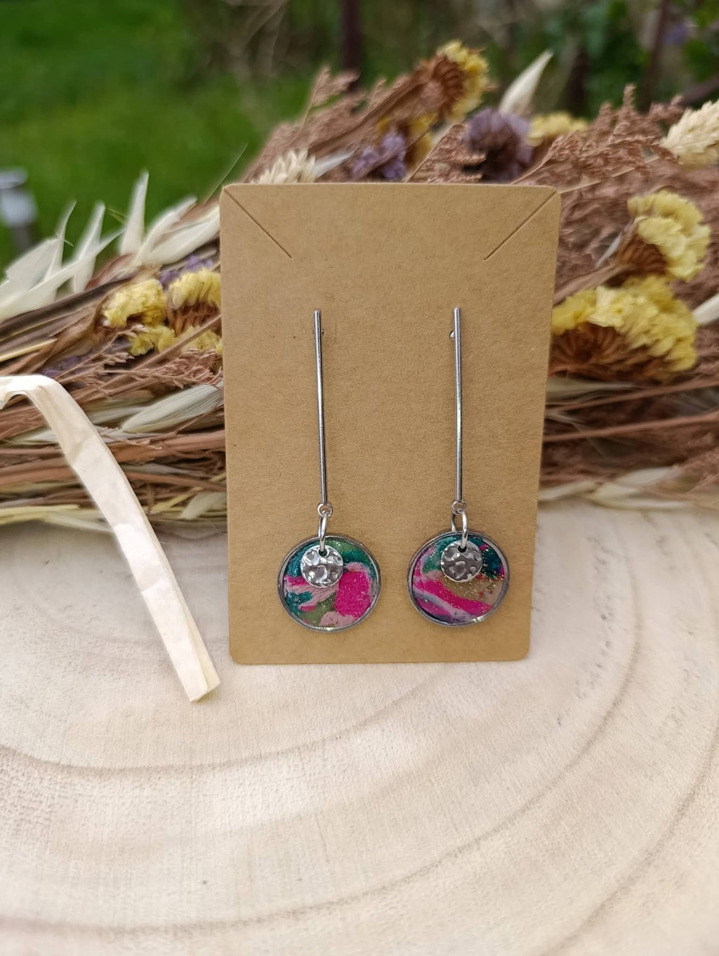 Boucles d'oreilles acier inoxydable