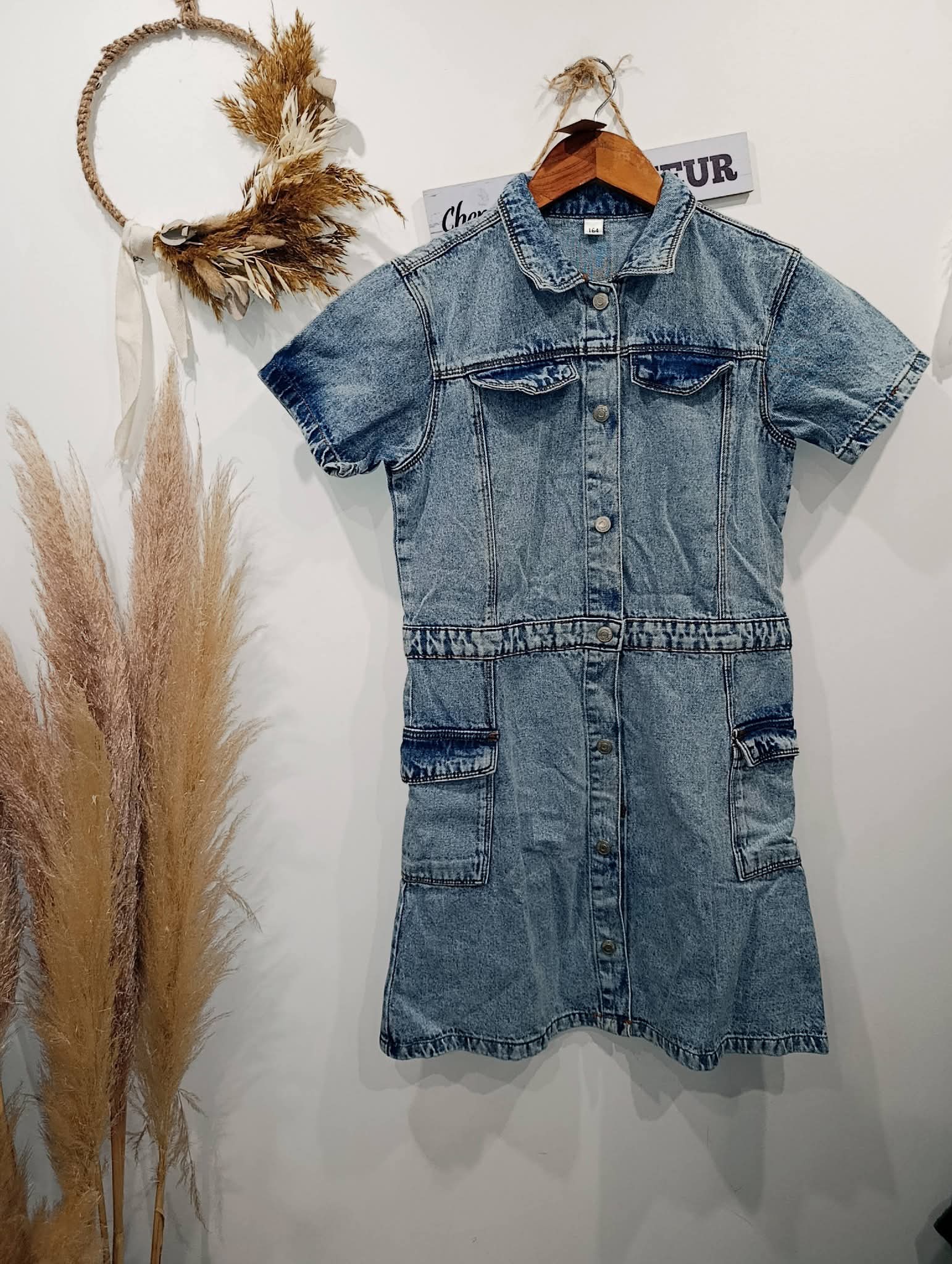 Robe en jeans