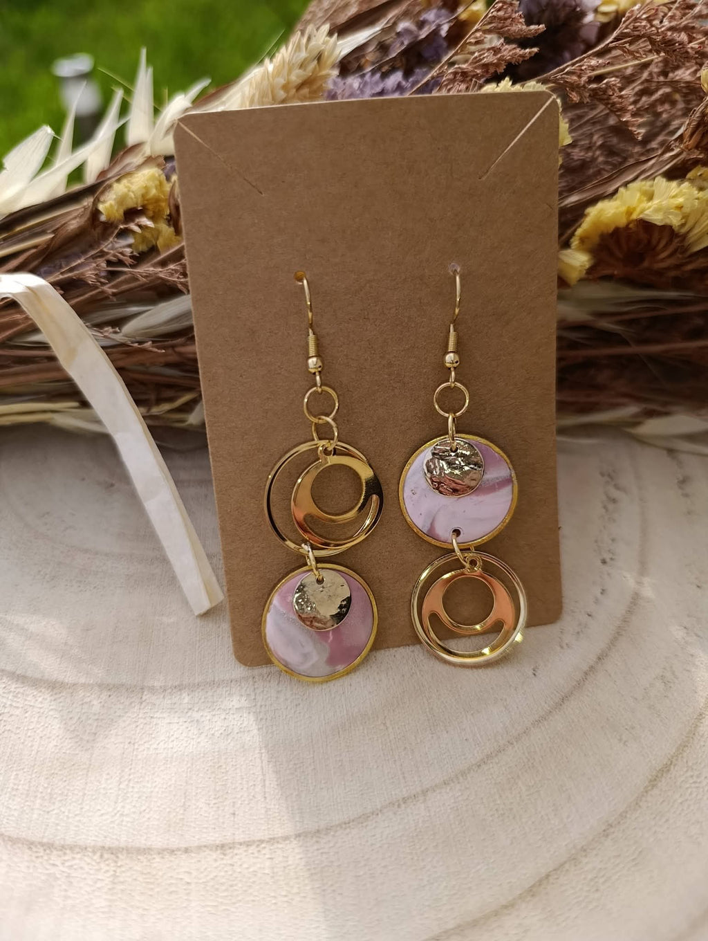 Boucles d'oreilles acier inoxydable