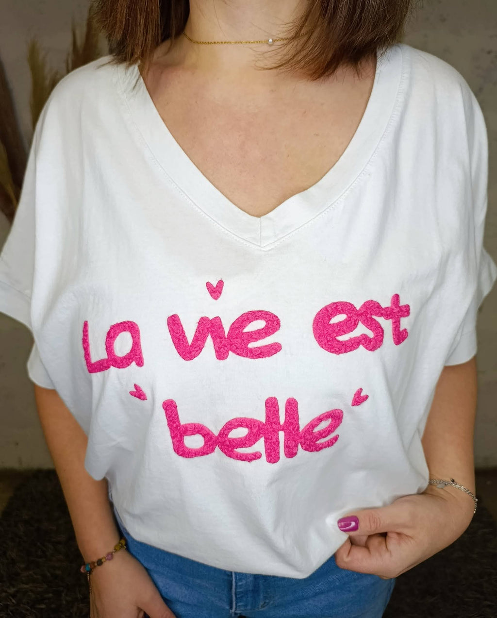 Tee-shirt "la vie est belle"