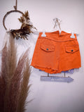 Short en jeans