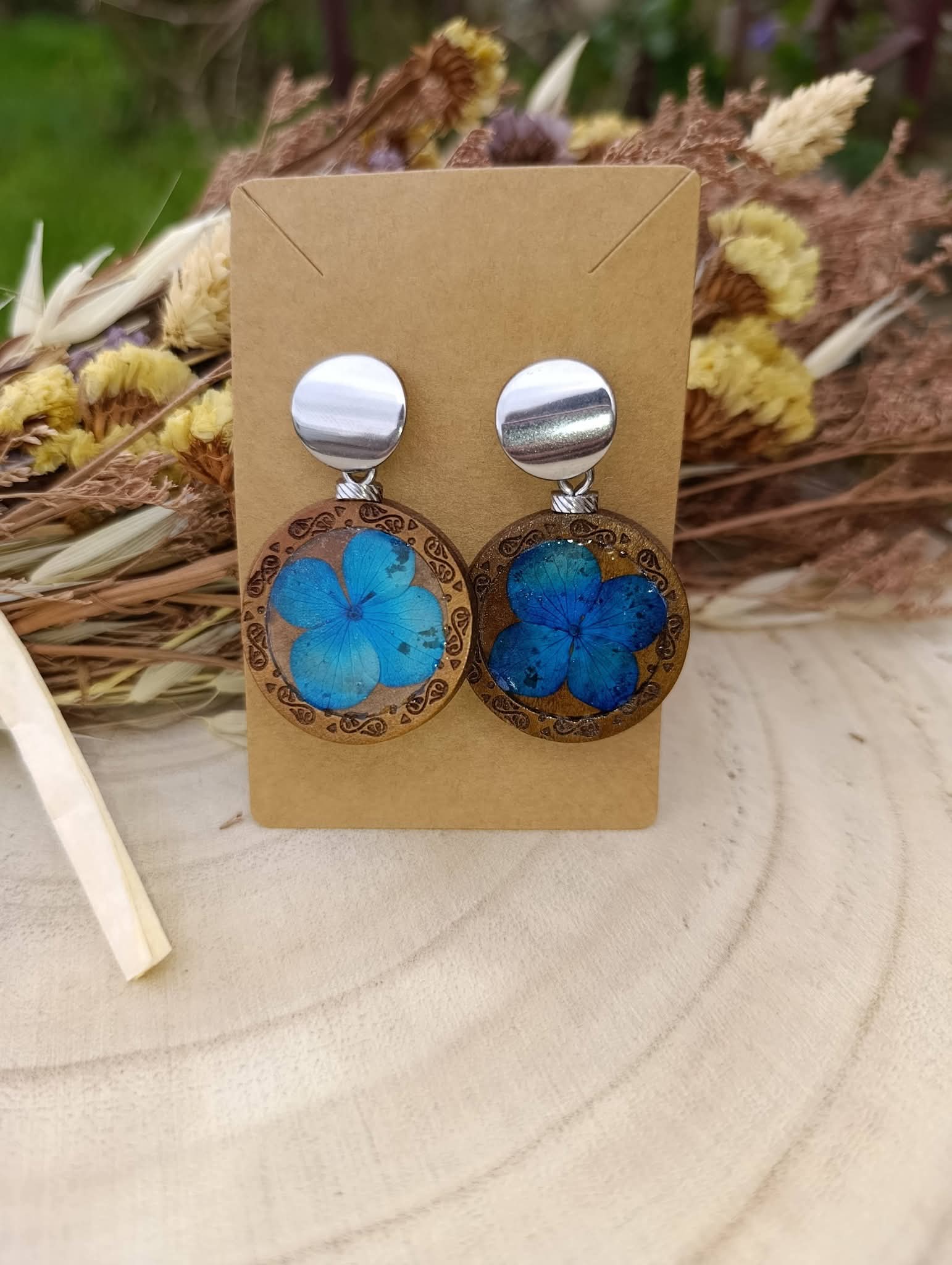 Boucles d'oreilles acier inoxydable