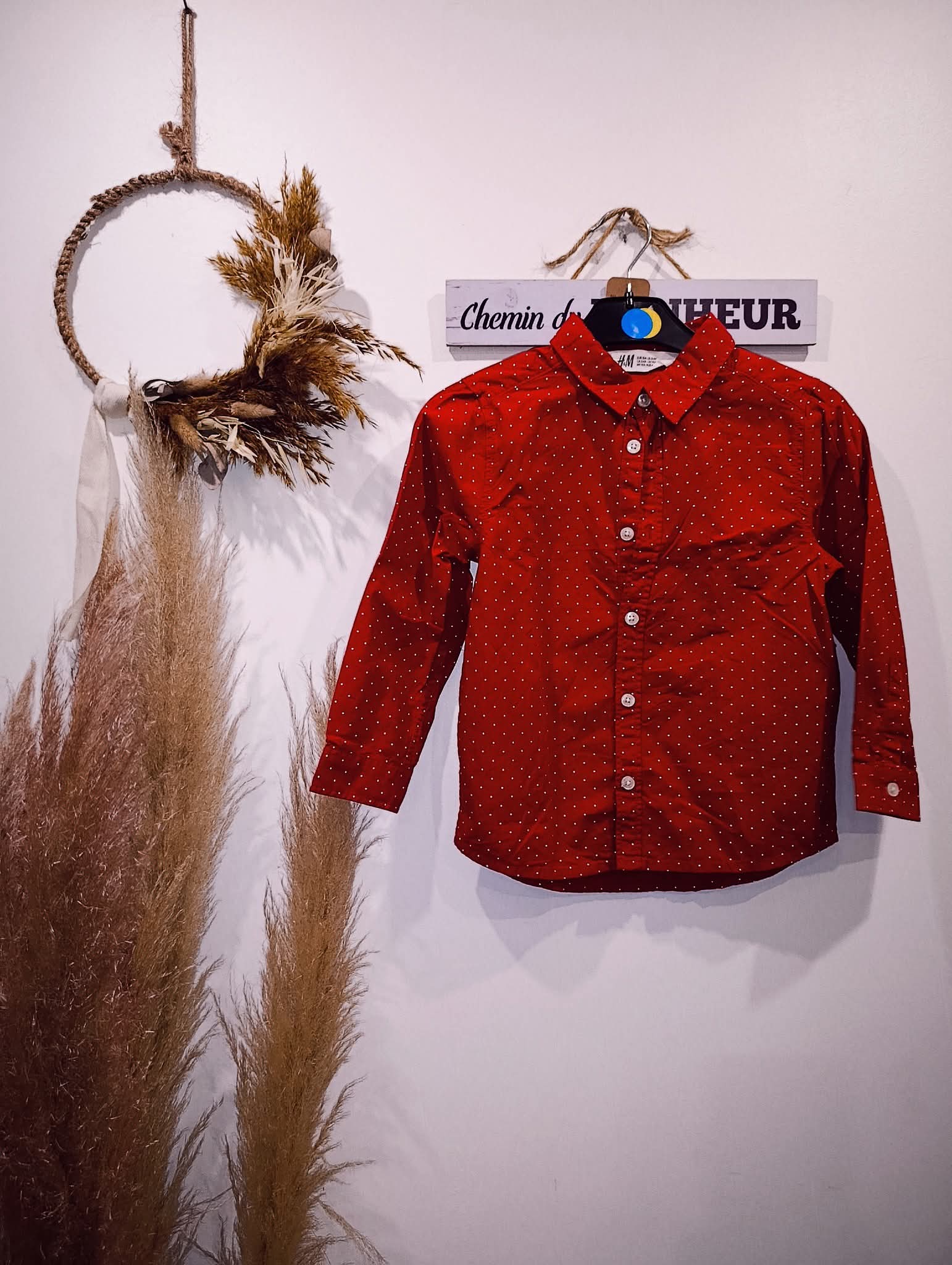 Chemise manches longues