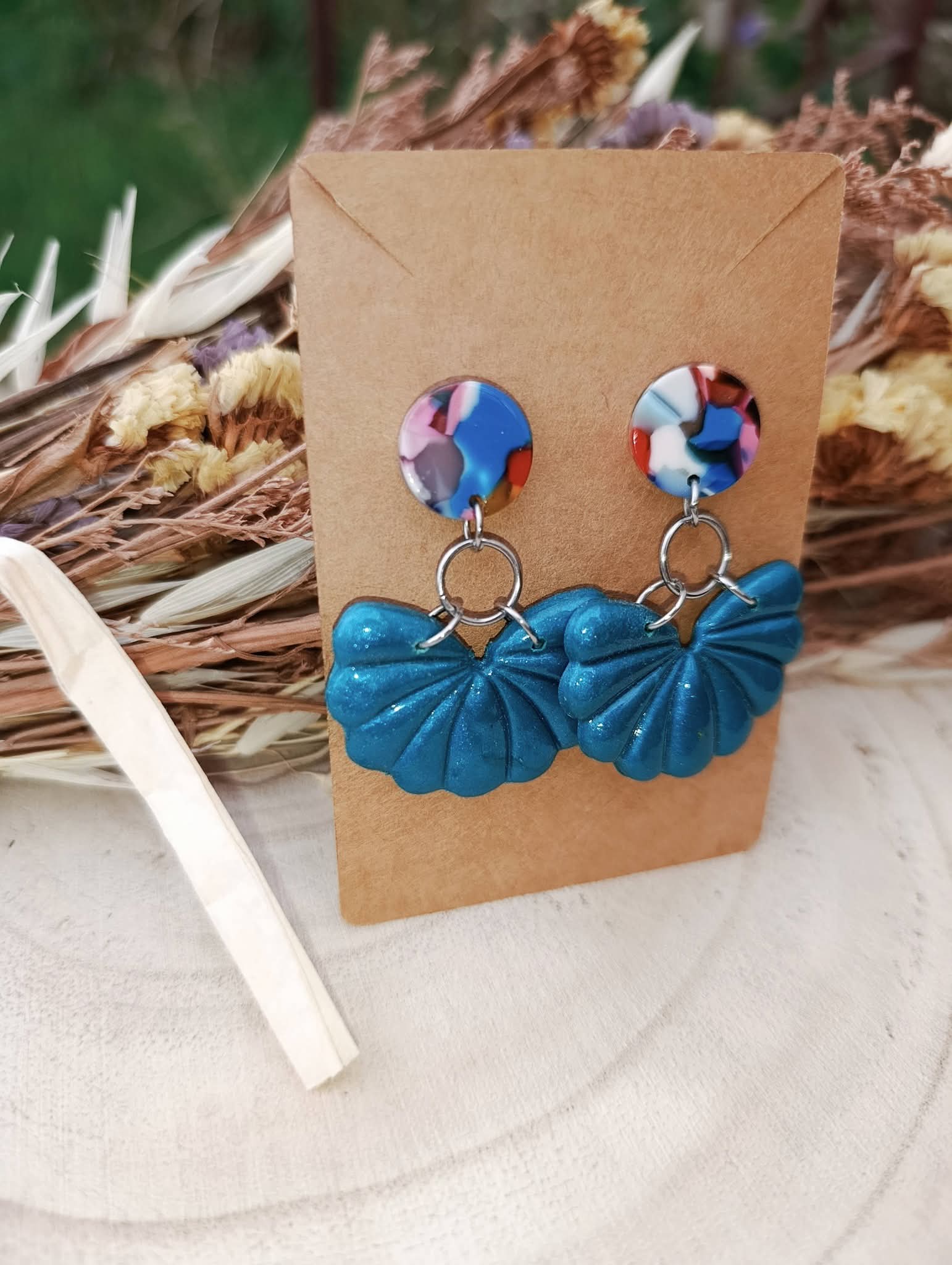 Boucles d'oreilles acier inoxydable