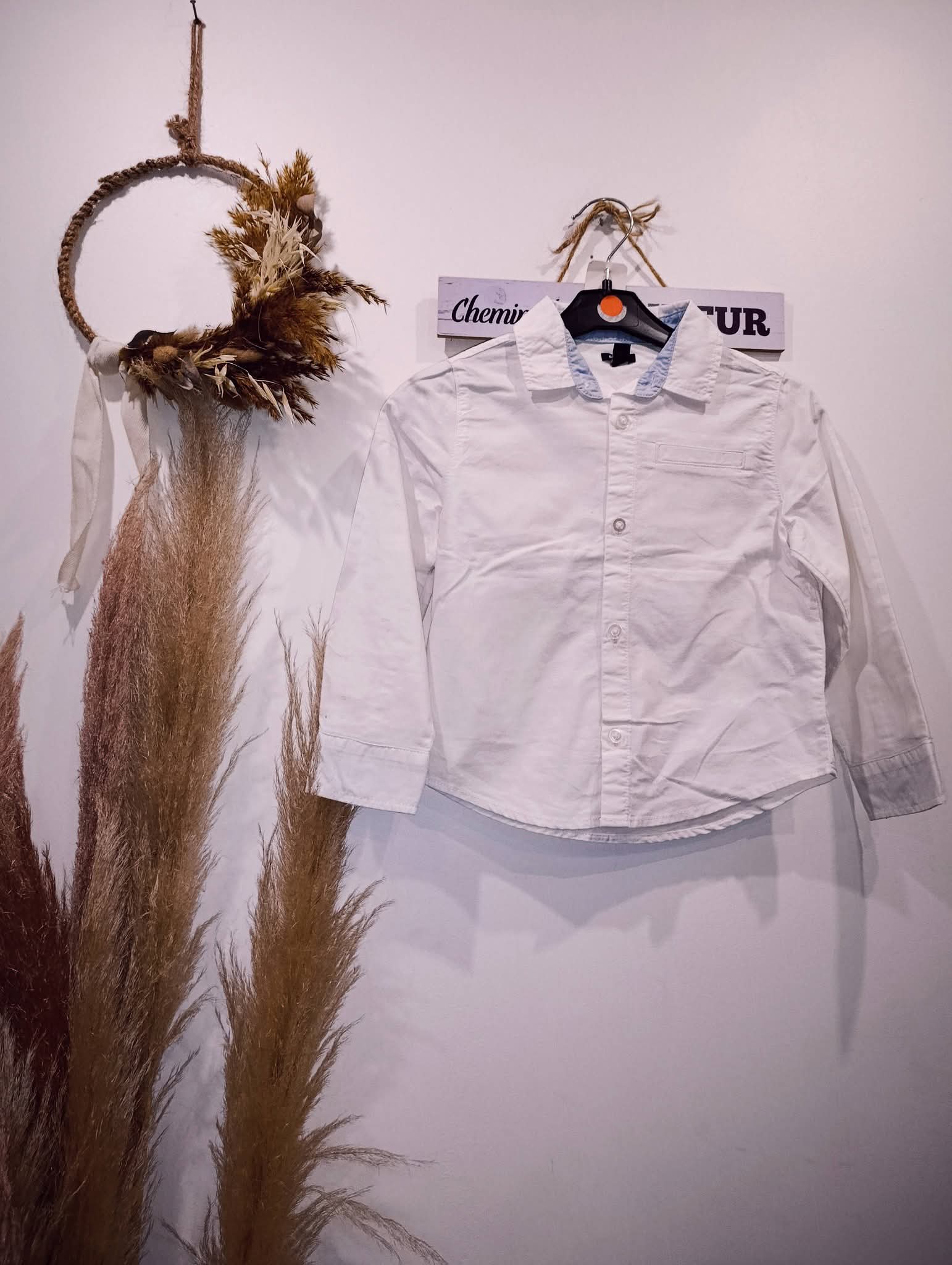 Chemise manches longues