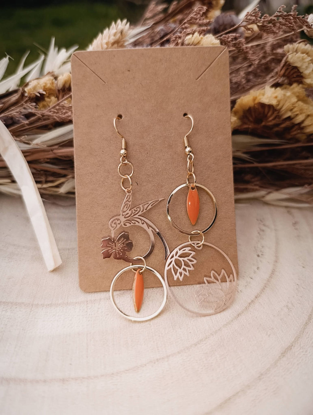 Boucles d'oreilles acier inoxydable