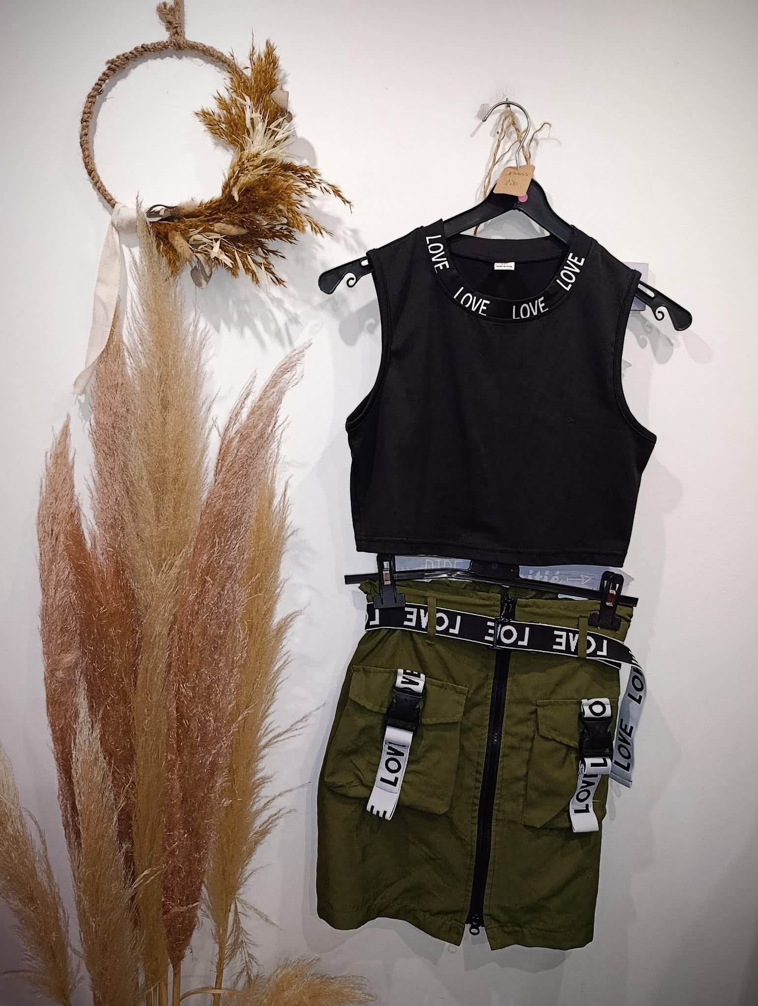 Ensemble top + jupe