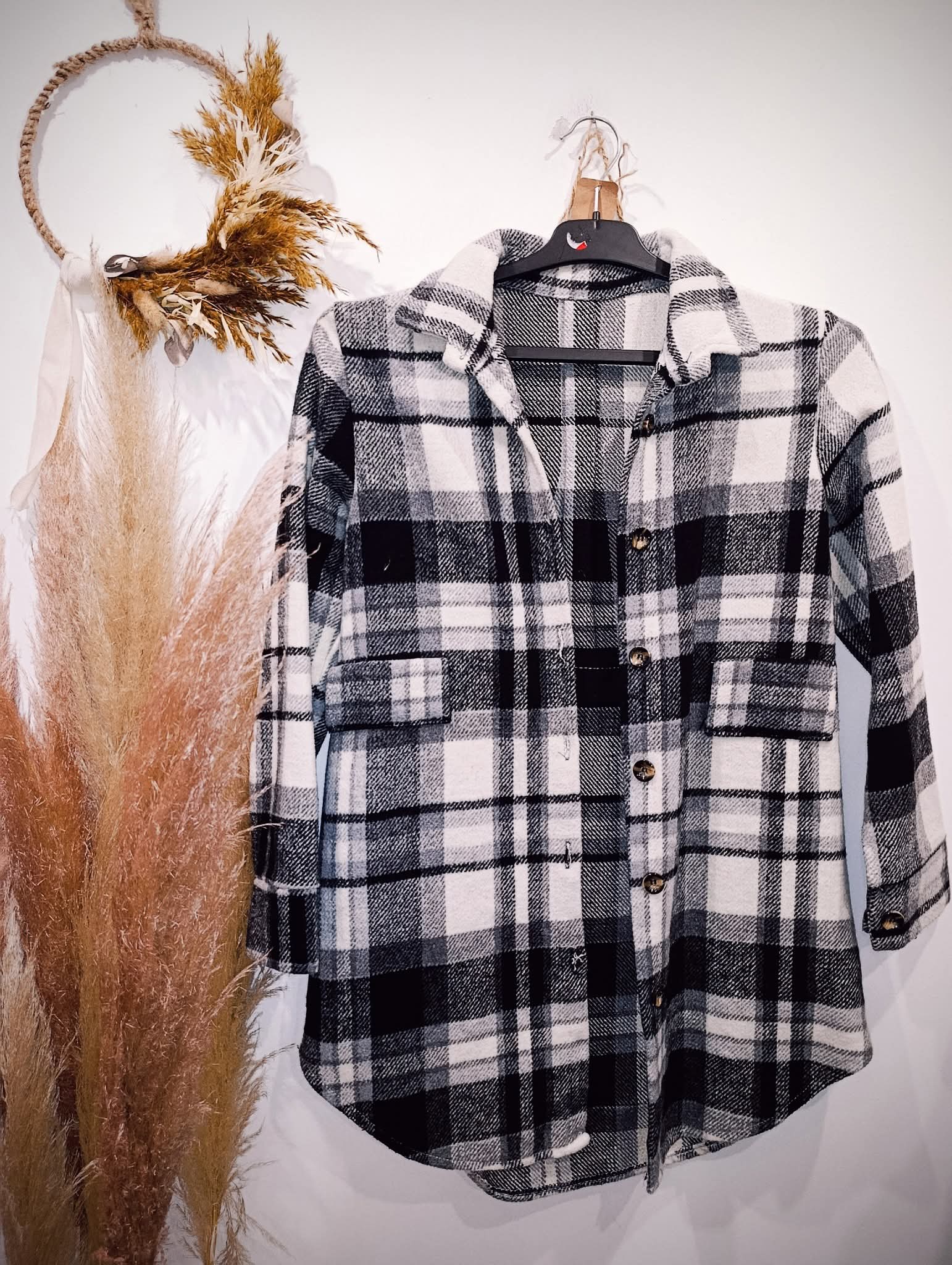 Veste à carreaux